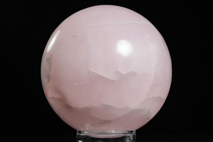 Polished Pink Manganoan (Mangano) Calcite Sphere - Fluorescent! #350173